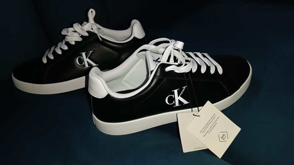 Buty męskie CK oryginalne Calvin Klein skórzane NOWE 45 rozmiar, Super okazja, polecam