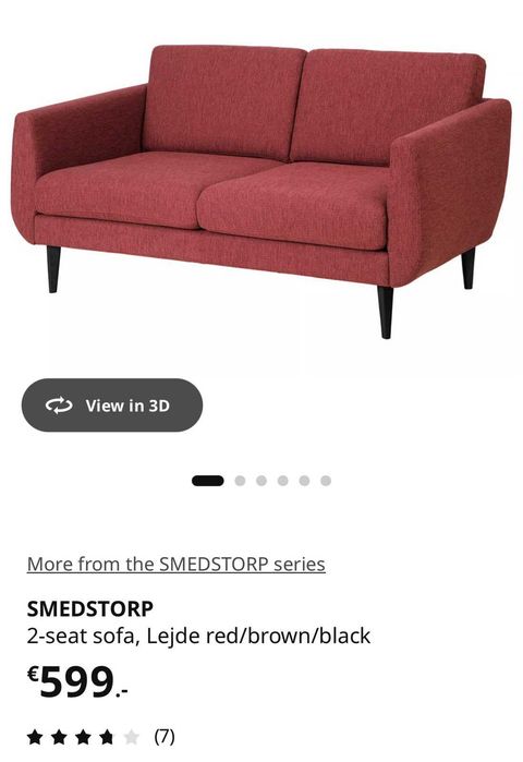 Sofá 2 lugares IKEA