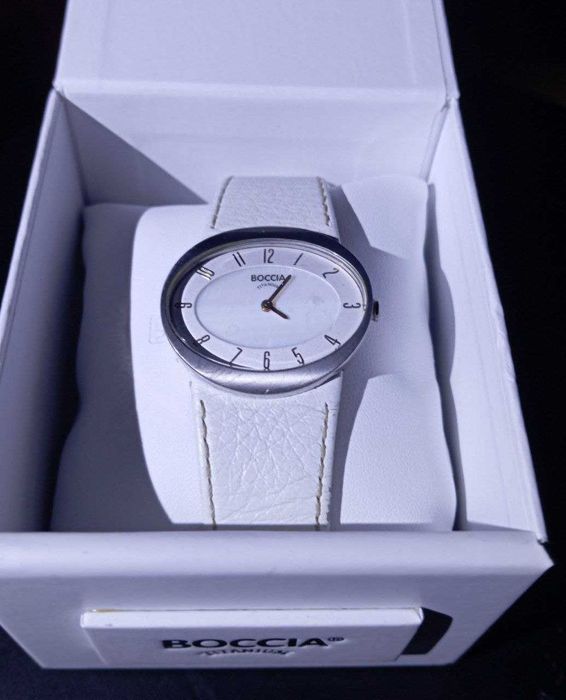 Наручний годинник Boccia Titanium, титановий, оригінал, стильний