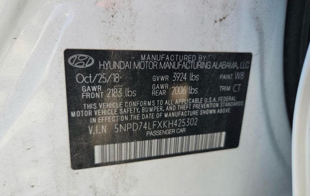 HYUNDAI Elantra 2018