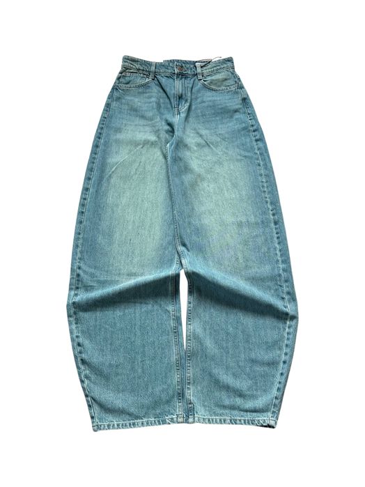 Широкі Джинси Bershka Barrel Balloon Skater Fit Super Baggy Беггі