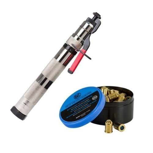 Aparat przyrząd ubojowy do zwierząt BLITZ + NABOJE niebieskie