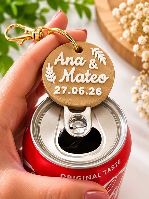 Chaveiros personalizados em impressão 3D