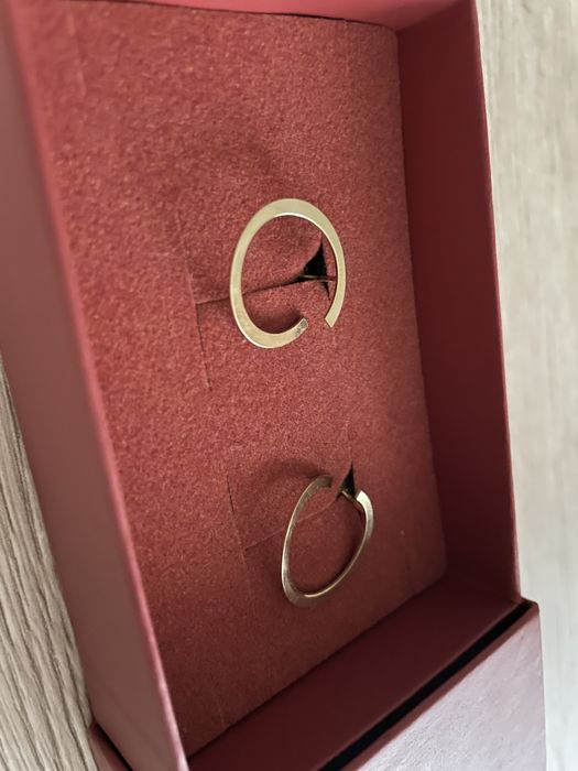 Srebro pozłacane kolczyki Ania Kruk