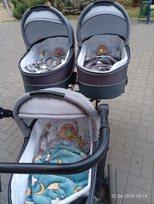 Коляска для трійні  BabyActive