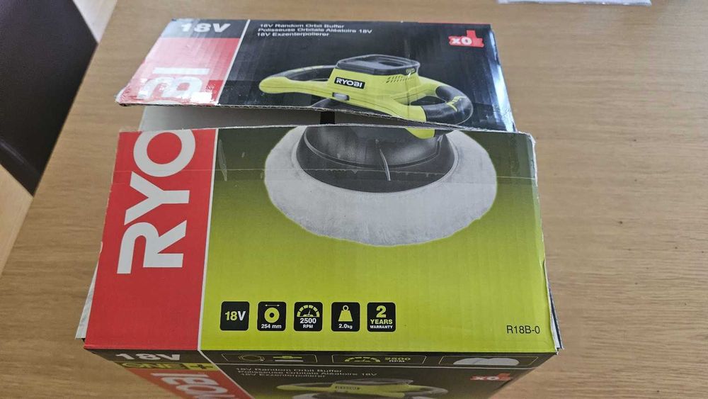 RYOBI Polerka 18V R18B-0 – Nowa, nieużywana