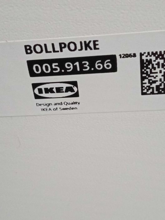 Biurko drewniane Bollpojke Ikea