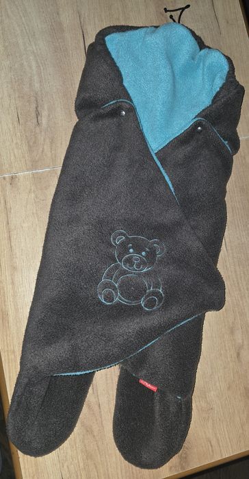 BYBOOM otulacz kocyk do fotelika wózka polarowy