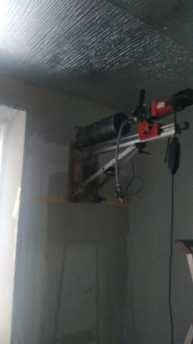 Алмазная резка Сверление отверстий отвір дымоход вытяжка буріння