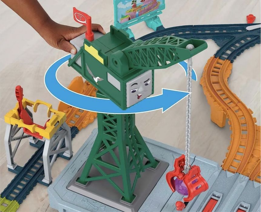 Игровой набор Thomas & Friends Talking Cranky Delivery Train Set