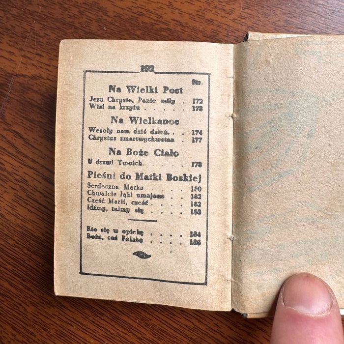 Stary Modlitewnik Zdrowaś Maria 1949 rok Warszawa
