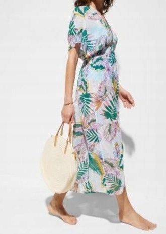 B.P.C sukienka z nadrukiem długa plażowa 44/46.