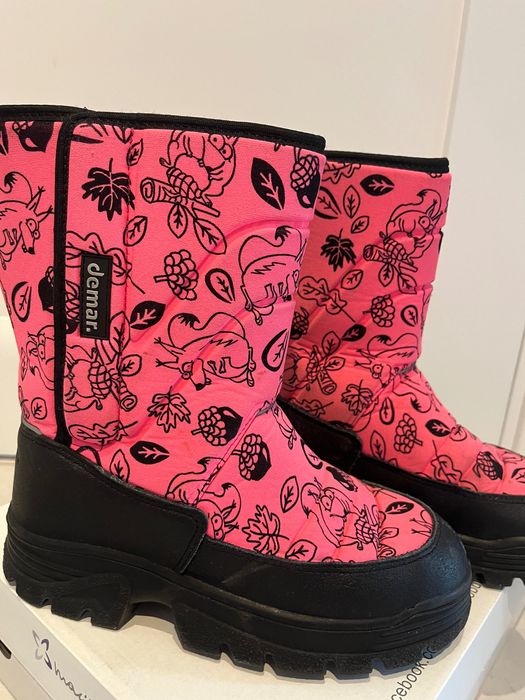 Термо чобітки на дівчинку зима Demar, р. 36