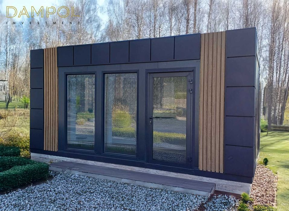 Nowoczesny pawilon / kontener 6×3 – przestrzeń dla Twojego biznesu