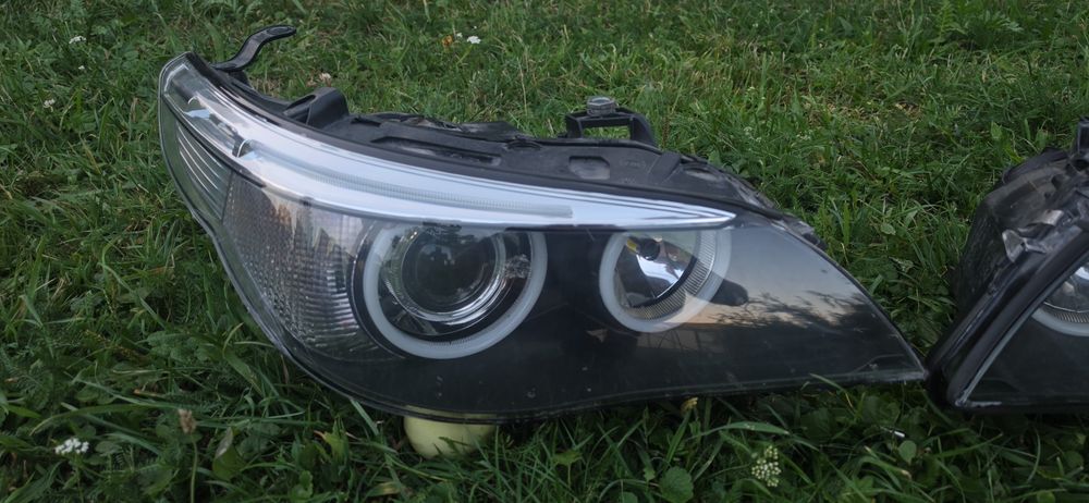 Bmw e60/e61 Reflektory lampy przód dynamiki xenon skrętne regenerowane