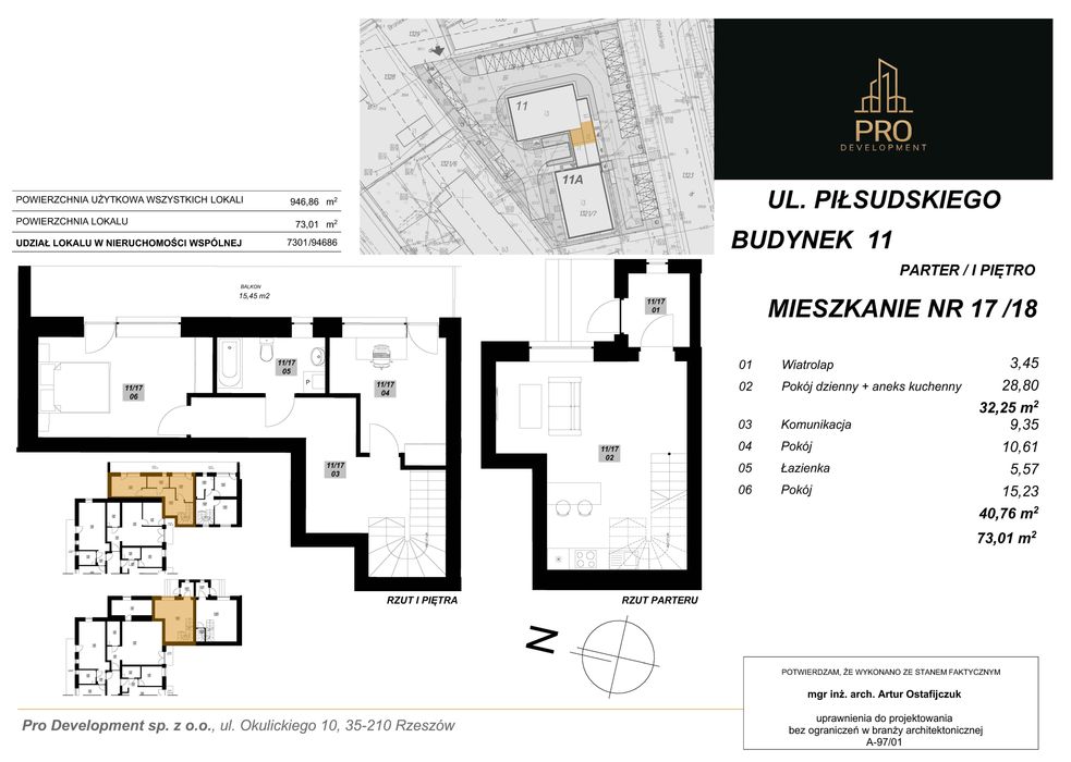 Mieszkanie dwupoziomowe 73,01 m² w Lesku | blisko Bieszczad i Soliny