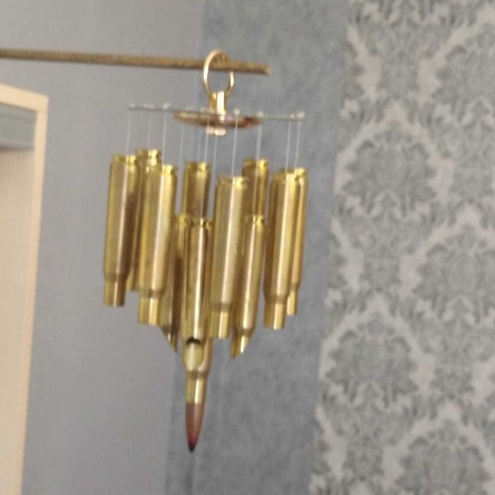 Музыка ветра из гильз 12,7 Українські пісні - эксклюзив ручная работа