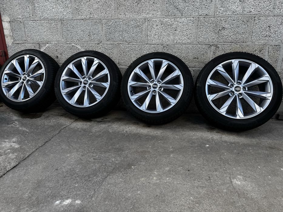 Oryginalne Koła R20 5x112 Audi A6 C8 4K9 Allroad Q5 A7 Opony 245/45/20