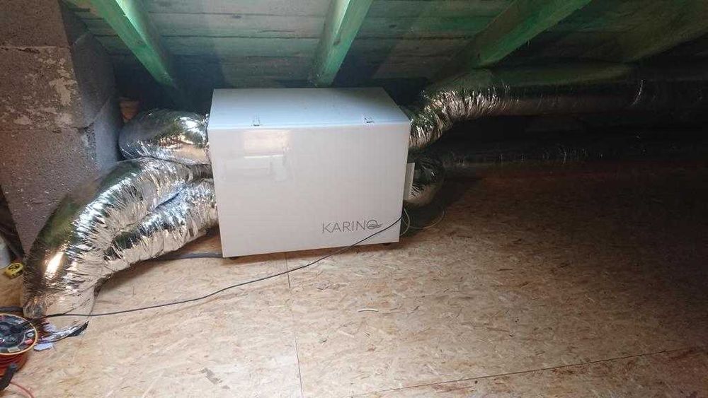 Rekuperacja KARINO - Bez Grzałki, Modulowany BYPASS, Tanie Filtry