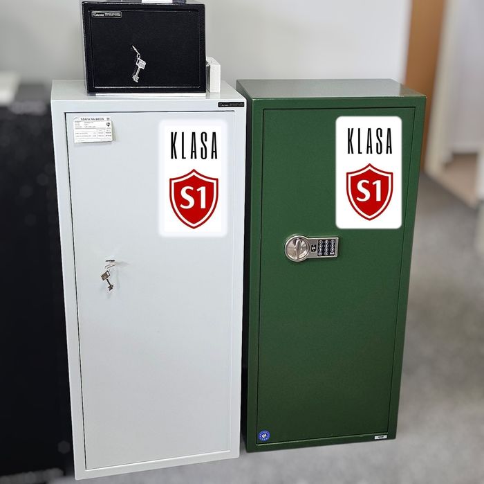 Sejf na BROŃ,  szafa S1 na broń długą i krótką