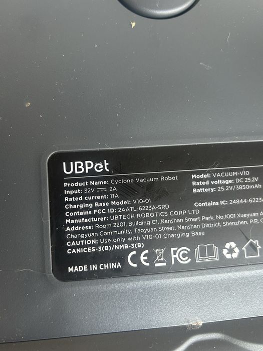 Robot sprzątający Ubpet 22000