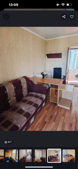 Продам кімнату в гуртожику з власним балконом