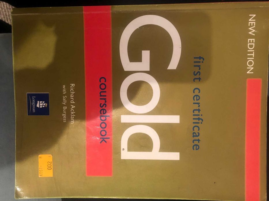 Gold - course book- first certificate - Richard Acklam - Longman