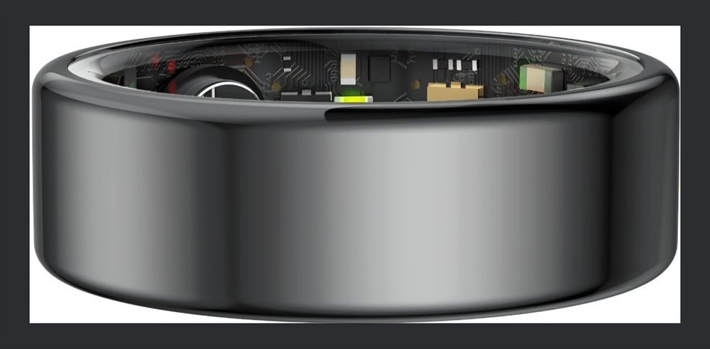 Смарт-кільце Smart Ring SSR-03 розмір 8 Чорний