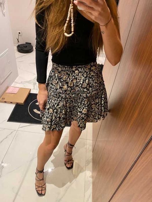 Spódnica w kwiatowy print ZARA
