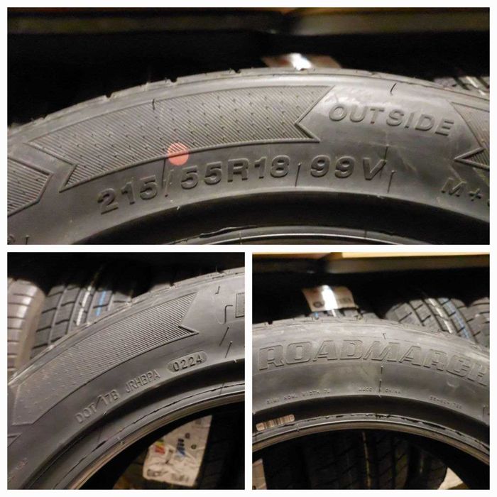 Шини НОВІ 215/55 R18 пара літо Roadmarch Prime 7.6мм 2024 рік