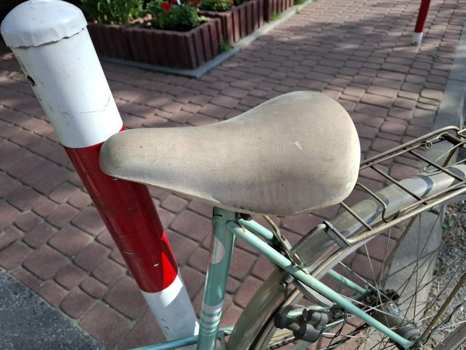 Retro rower Herkules jasno-zielony dwururka