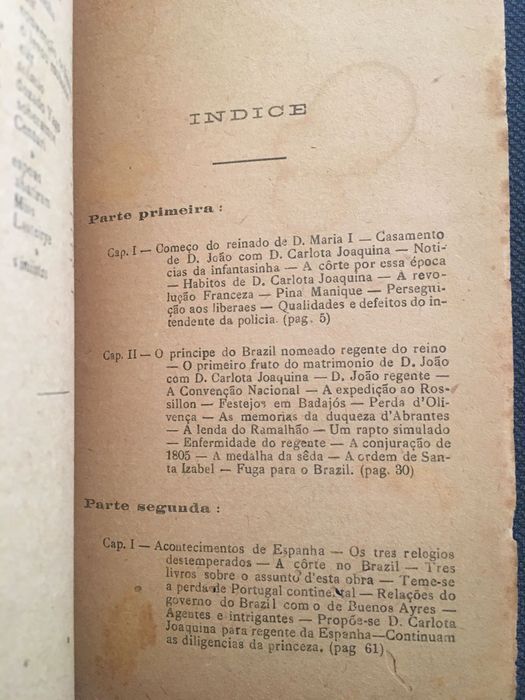 D. Pedro II/ Verney / Santarém/ Carlota Joaquina