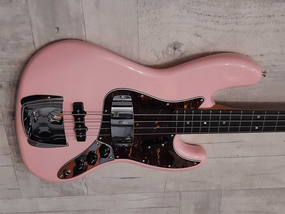 Gitara Basowa Auriga Jazz Bass -Pink- wysyłka Gratis lub zamiana