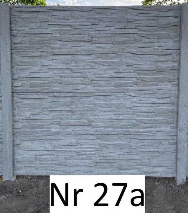 Ogrodzenia Betonowe , wzór dwustronny , Garaże , Płoty , wiaty do 4m