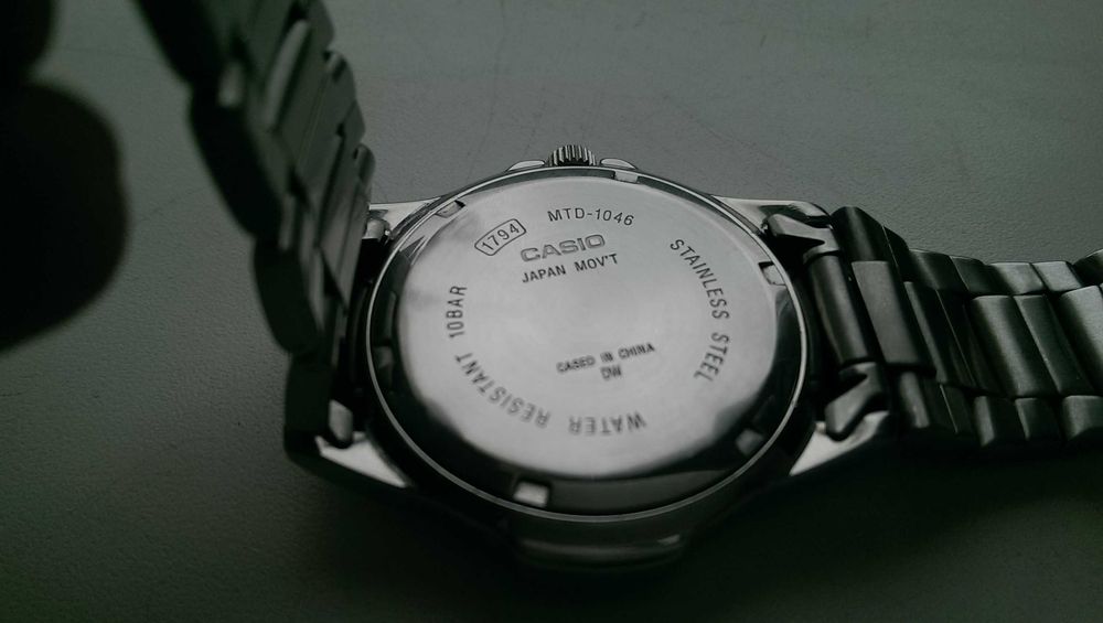 Casio MTD 1046 дайверские 100м нержавейка