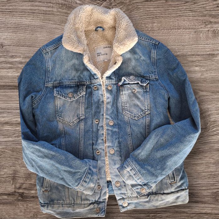 Katana kurtka jeansowa z futerkiem Colins jeans S