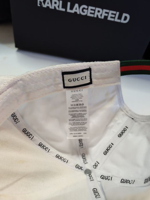 Czapka z daszkiem Gucci.