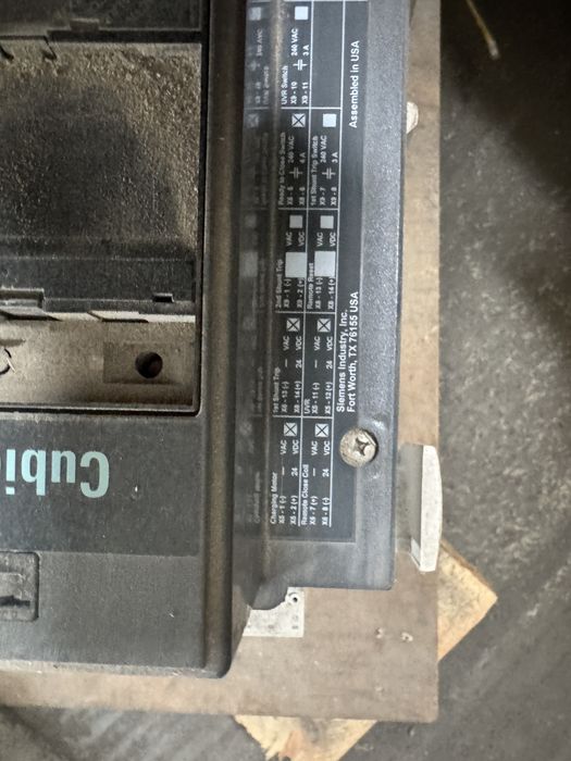 SIEMENS SENTRON WL1SF312 1200A 600VAC – Wyłącznik mocy