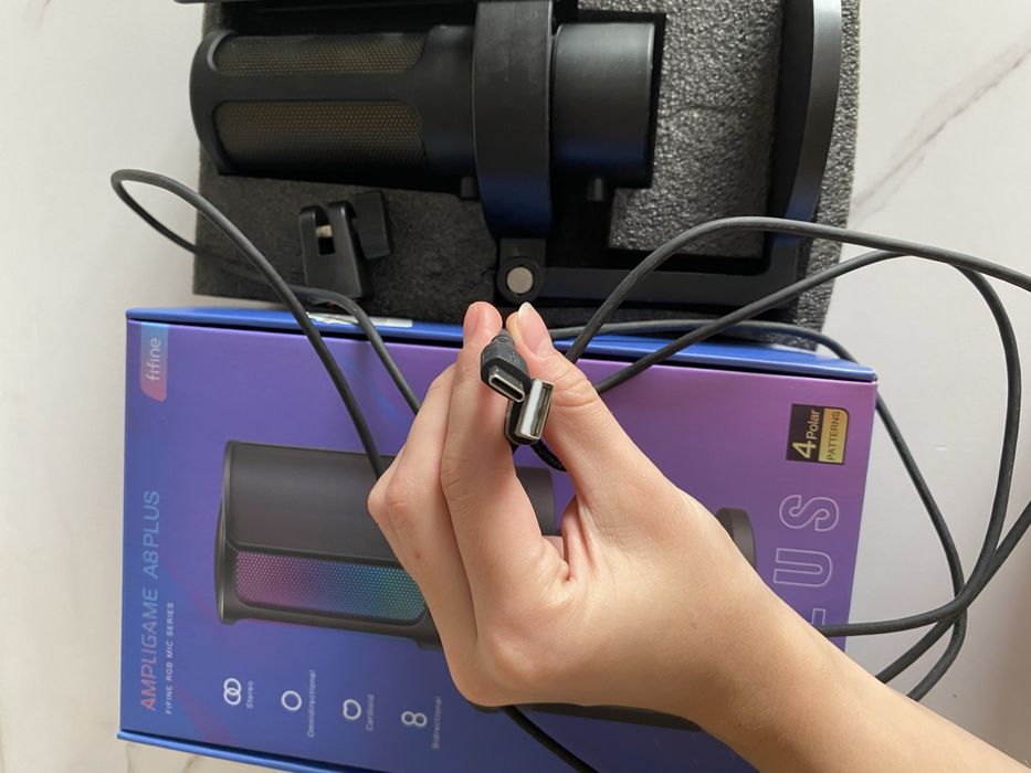 Мікрофон FIFINE AmpliGame A8 Plus RGB