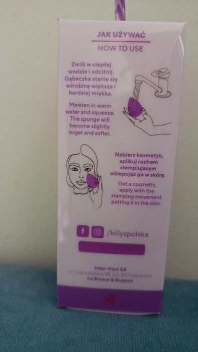 Killys gąbeczka 3D do makijażu
Gąbka do makijażu