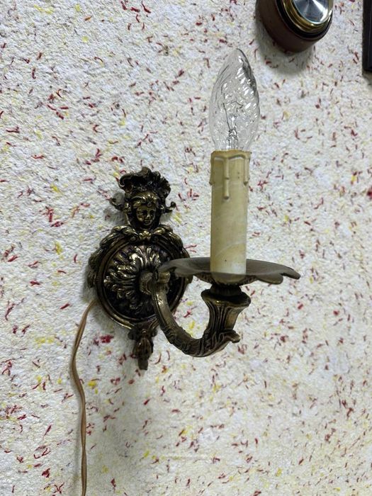 Настінний світильник бра бронза 7560