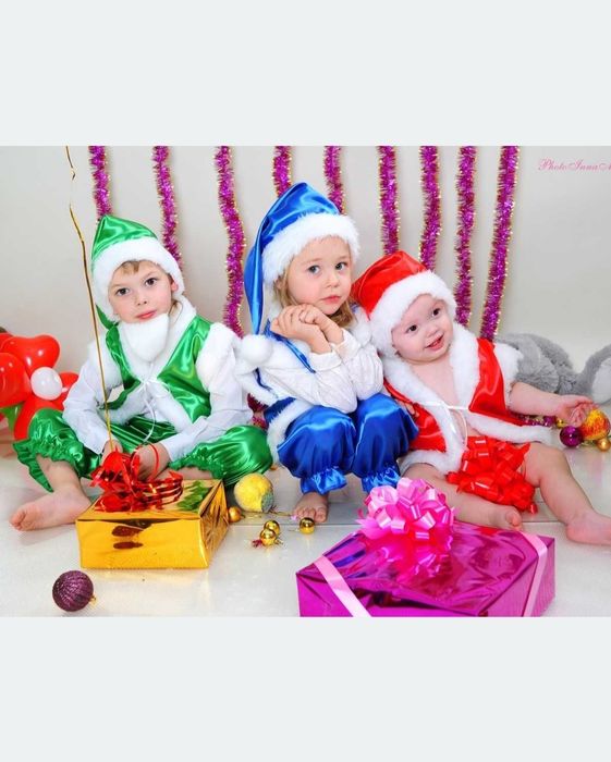 Костюм новорічний гном.Жовтий