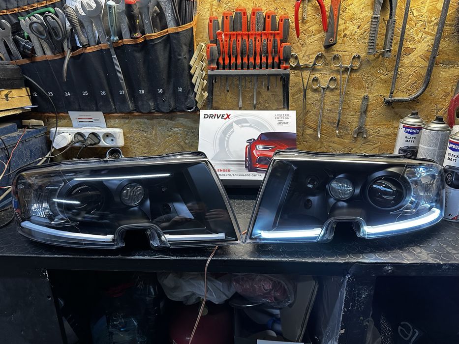 Тюнинг фары Шкода Суперб 1