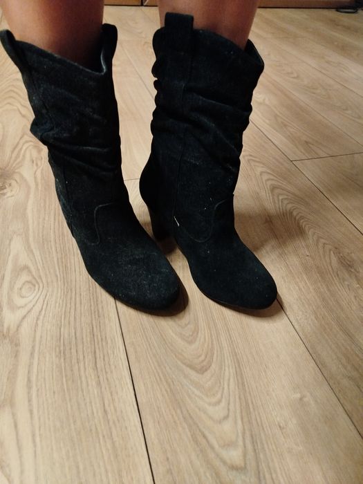 Botki czarne rozmiar 36