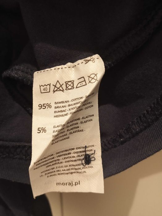 Koszulka polo Moraj rozm L granatowa