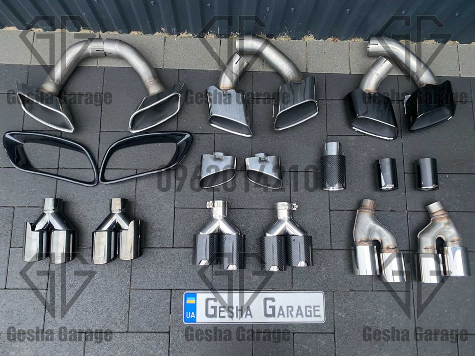 Насадки на глушитель BMW БМВ E70 E71 F10 F11 F15 G30 G31 в наличии