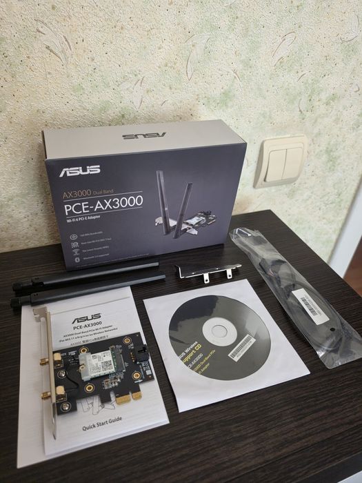 Wi-Fi/Bluetooth адаптер Asus PCE-AX3000