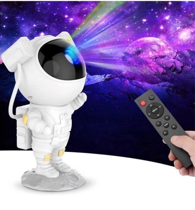 Космонавт астронавт ночник проектор звездного небо с лазером