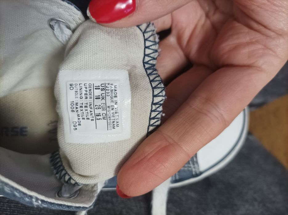 Кеды Converse разм.26 стелька 17,5 см