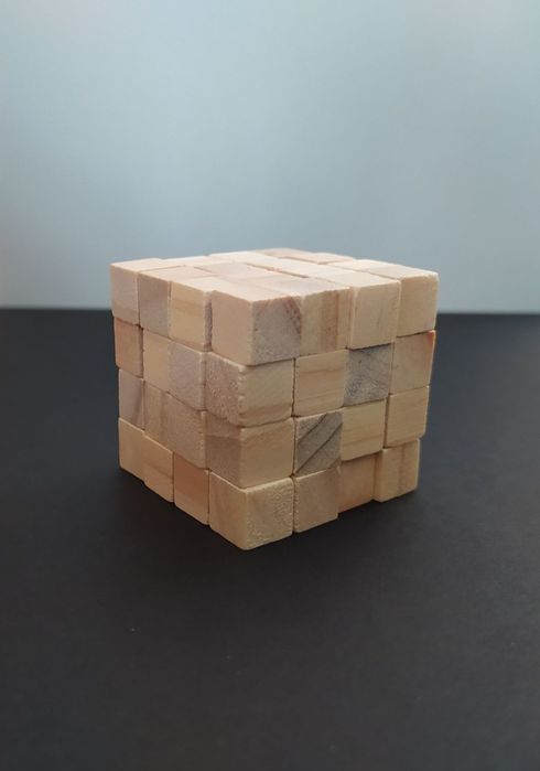 Kostki sześcienne o krawędzi 1 cm z drewna sześcian 10 x 10 x 10 mm